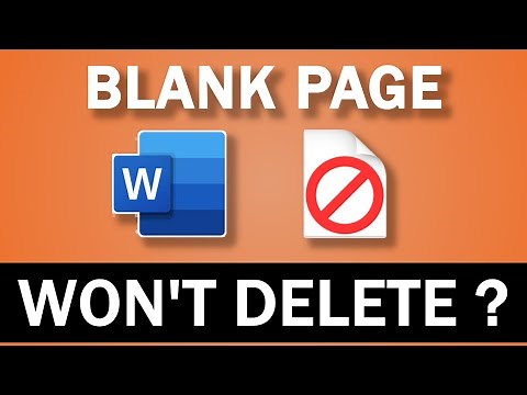 How to Delete a Blank Page You Can't Delete in Word (Updated)