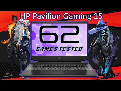 HP Pavilion Gaming 15 (AMD 2021) - 62 Games Tested (5600H, GTX 1650)