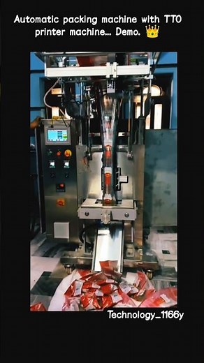 Automatic Packing Machine with TTO Printer 🏭 | High-Speed Packaging Demo | Viral Shorts 2025#2025