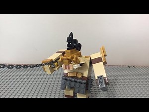 How to build a portal guard from Minecraft legends out of lego