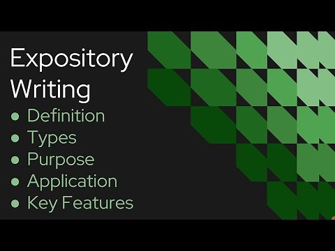Expository Writing: Definition, Types, Purpose, Applications & Features