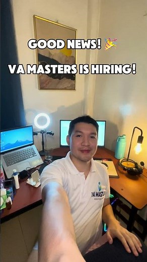 We’re Hiring Virtual Assistants! 💼✨ Start Your Remote Career with VA Masters