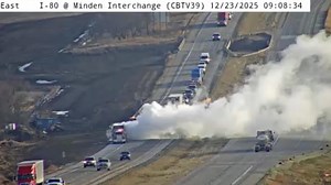 21K views · 171 reactions | Vehicle Fire Area/Location: I-80WB @ 30MM Responding: Shelby Fire, Iowa State Patrol The right lane is blocked due to a vehicle on fire. | Council Bluffs Scanner | Facebook