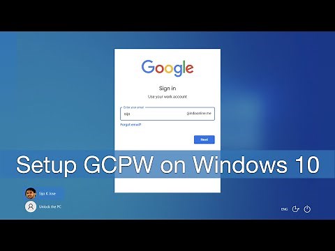 Install and configure GCPW (Google Credential Provider for Windows)