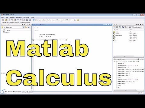 Matlab Tutorial - 55 - Evaluating Derivatives at a Point