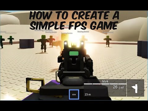 How to create simple fps game in Roblox Studio!
