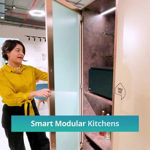 3.7K views · 676 reactions | Get modular kitchen designs that are a perfect blend of beauty and intelligence. Our superior quality modular kitchen designs are perfect for space-saving and don't break the bank. Book a Free Design Consultation Today! | DesignCafe | Facebook