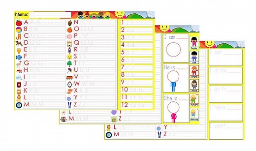 Letter Tracing Worksheets - Teach how to write A to Z!