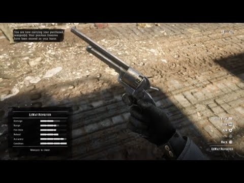 Lemat revolver where to find and how powerful it is. #rdr2 #reddeadredemption2