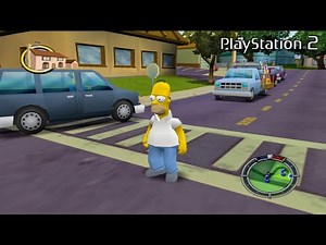 The Simpsons: Hit & Run - PS2 Gameplay