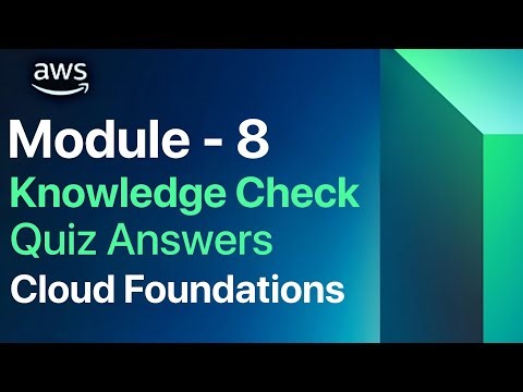 Module 8 knowledge check | AWS cloud foundations | AWS Academy | AWS Databases