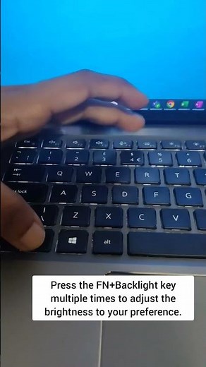 How to enable keyboard light on Dell Intel Evo| How to turn on keyboard light laptop/PC|shortkey