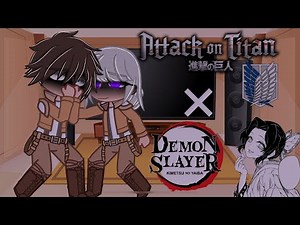 Aot react to F!Y/N as Shinobu Kocho || Eren x F!Y/N ||