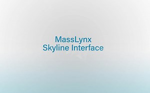 MassLynx Skyline Interface (MSI) Tool - Waters Videos