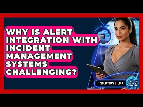 Why Is Alert Integration With Incident Management Systems Challenging? - Cloud Stack Studio