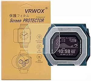 Amazon.com: VRWOX 3-Pcs TPU Screen Protector For GBX-100 GBX100-1 Watch, Full Coverage Screen Protector HD Clear Anti-Bubble and Anti-Scratch for (GBX-100) : Cell Phones & Accessories