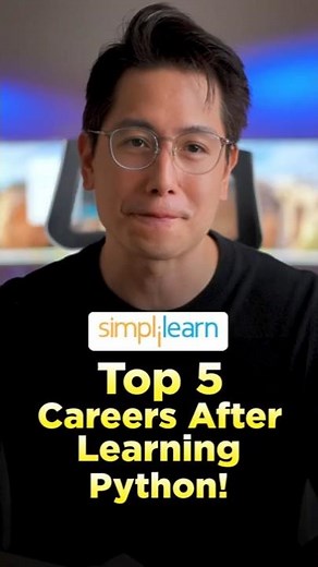 🔥Top 5 Career Paths After Learning Python #shorts #simplilearn