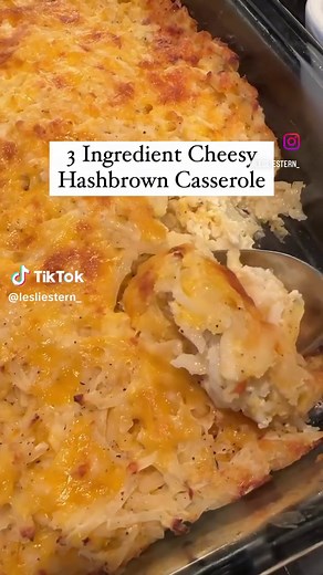 Easy 3 Ingredient Hash Brown Casserole Recipe