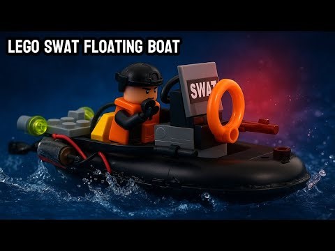Build a LEGO SWAT Floating Boat 🚤 | Easy, Powerful & Realistic Tutorial