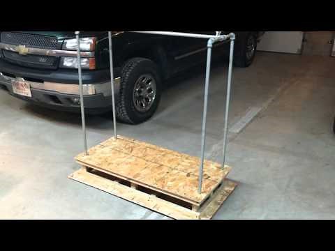 Home Made Garage Attic Lift / First Design