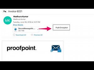 Proofpoint Email Encryption Demo: Push, Pull, and Secure Reader Inbox
