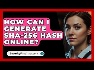 How Can I Generate SHA-256 Hash Online? - SecurityFirstCorp.com