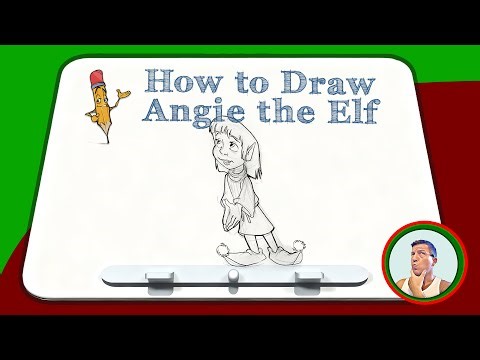 How to Draw Angie the Elf | Step-by-Step Christmas Drawing Tutorial by Disney Veteran Jeffrey Varab