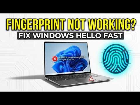 How to Fix Fingerprint Scanner Not Compatible with Windows (Windows Hello Fix)