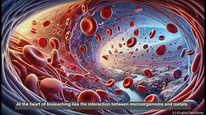 Bioleaching in biology