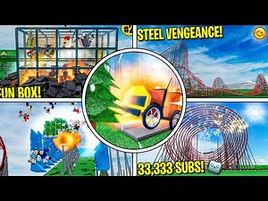 I Built the CRAZIEST ROLLERCOASTERS in Roblox