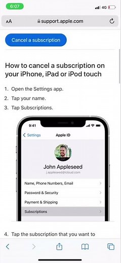 How to Cancel a Subscription and Free Trial on iPhone & iPad 2023
