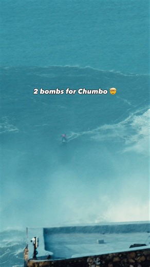 That guy is INSANE 🤯 #waves #portugal #bigwaves