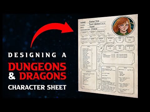 Tutorial - Designing D&D Character Sheet