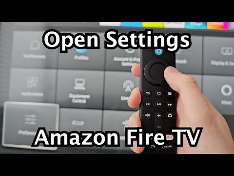How to Open Settings on Amazon Fire TV Devices (3 Ways)