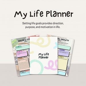Life Goal Planner 2025: Balance Life With Purpose-driven Goals, Action Plans, Progress Tracking, Timelines, Visualisations, and Reflections. - Etsy