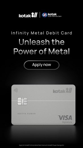 Enjoy exclusive benefits: 🛫 Free Airport Lounge Access 💰 ₹6,000 Cashback 🍽️ 20% OFF on Zomato Dining 🎬 Buy 1 Get 1 Free Movie Ticket on BookMyShow 👉 Open Your Kotak811 Super Savings Account Today! | Kotak811