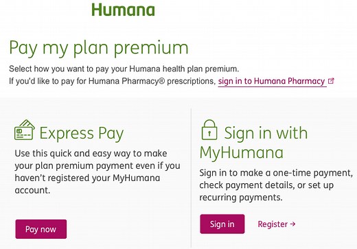 www.humana.com/pay | Humana | Manage Your Payments