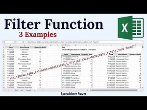 How to Use Filter Function in Excel (Filter Function Explained with 3 Examples)