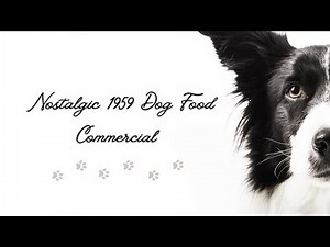 Nostalgic 1959 Dog Food Commercial - A Trip Down Memory Lane