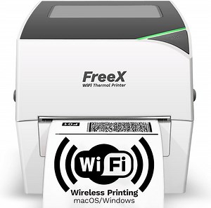 FreeX WiFi SuperRoll Thermal Printer for 4x6 Shipping Label and More