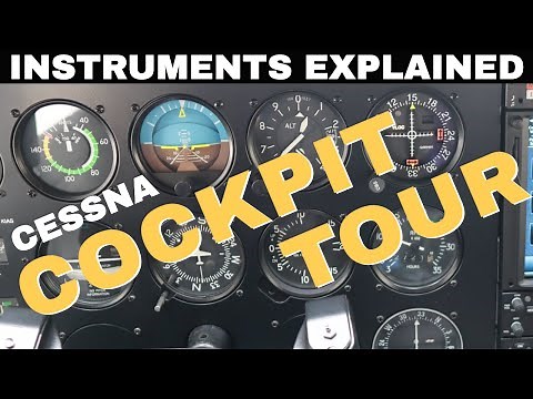 Cessna Cockpit Tour | Instrument Panel Explanation
