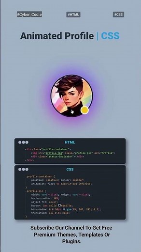 CSS Animated Profile Pictures - A Beginner's Guide