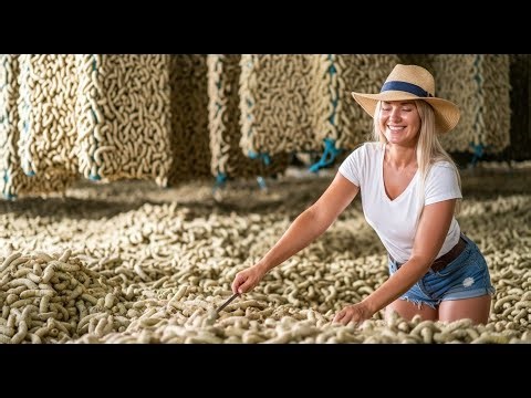 How Billions of Silkworms Are Harvested – How to Raise and Process Silkworms for Large-Scale Silk
