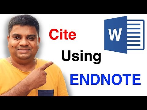 How to use Endnote in Word