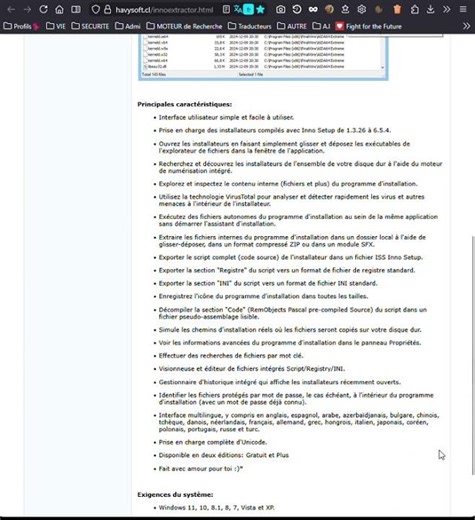 #Windows#InnoExtractor passe en version 11.2.0.157