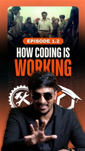 Gamaliel Das | Coding Coach | Hackathon Specialist on Instagram: "Comment "Coding" for complete video 🧡 📚 Programming 0 to 100 Epic Coding Saga - Episode 1! 🚀 Hello buddies! Episode 1 is here, and we're starting off with a bang! 💥 . Beginners-a irundhaalum, tech enthusiasts-a irundhaalum, idhu ungalukaaga! 😎 🌟 Jailer Mass Scene Breakdown for easy understanding: One epic Rajini scene-la, coding concepts-a semma simple-a visual-a explain panniruken 💯 🎯 Python, Java, JavaScript, C++ Compari