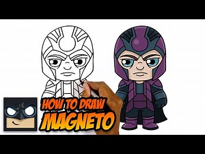 HOW TO DRAW MAGNETO | XMEN | STEP BY STEP TUTORIAL - Videos For Kids