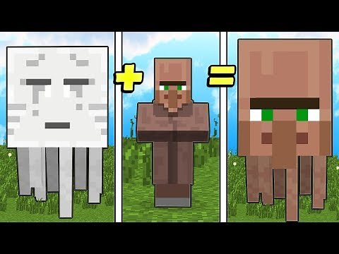 HOW TO COMBINE ANY MOB IN MINECRAFT?!