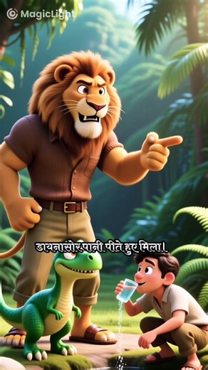 Sher ki kahani .cartoon. Jangal me ek sher rahta tha . Chutkule . Kahaniya