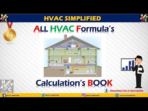 All HVAC Formula's Calculation Book